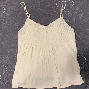 American Eagle White Tank